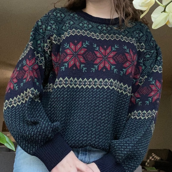 L.L. Bean Sweaters - Vintage wool Christmas sweater